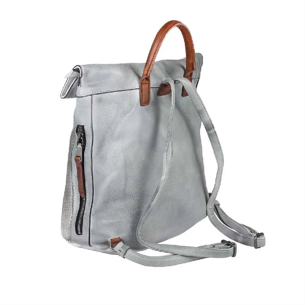 OBC DAMEN LEDER RUCKSACK TASCHE Cityrucksack USED LOOK Schultertasche Handtasche Shopper Blogger Backpack Daypack 50% Rabatt mit kostenlosem Versand