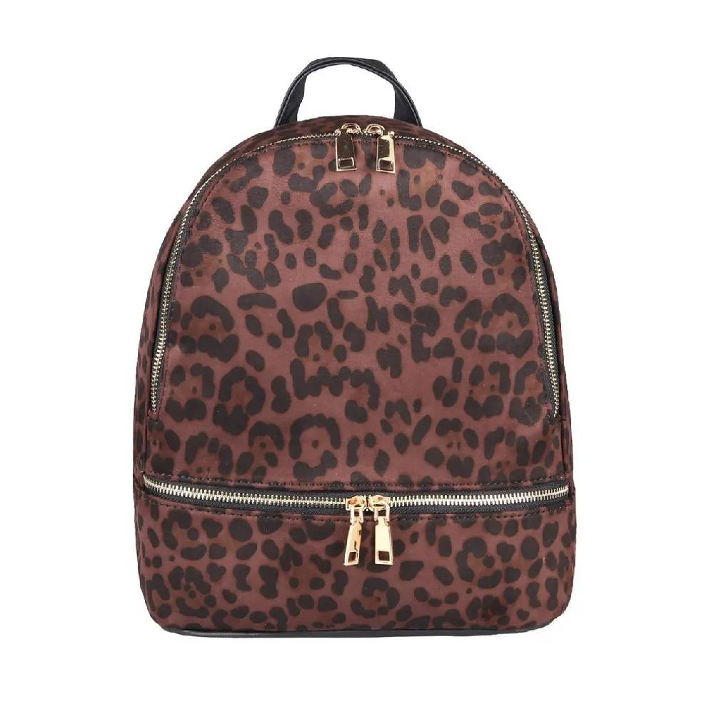 DAMEN Leopardenmuster Rucksack Backpack Cityrucksack Stadtrucksack LEOPARD PRINT Schultertasche Handtasche Mädchen Daypack Kostenloser Versand international