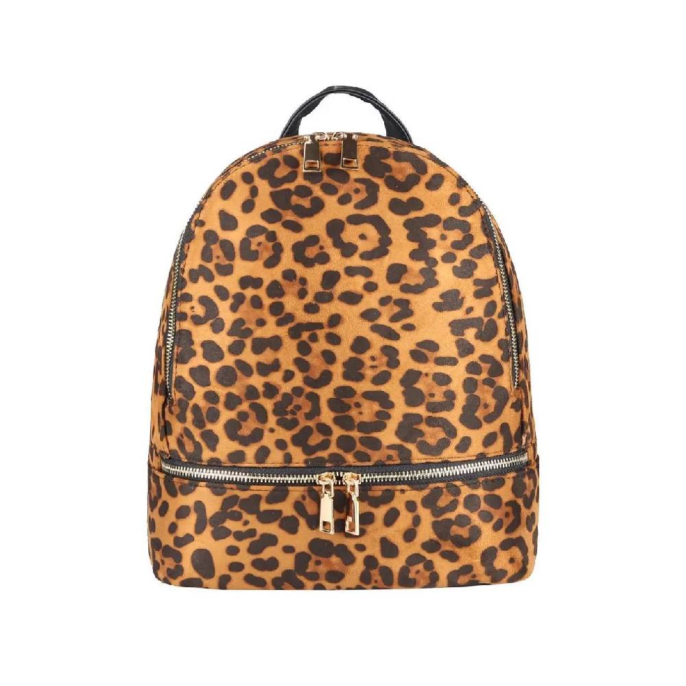 DAMEN Leopardenmuster Rucksack Backpack Cityrucksack Stadtrucksack LEOPARD PRINT Schultertasche Handtasche Mädchen Daypack Kostenloser Versand international