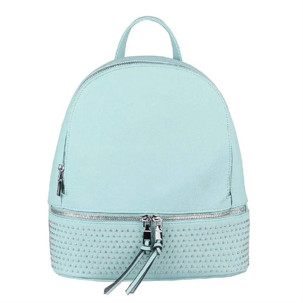 OBC DAMEN MÄDCHEN Nieten RUCKSACK Cityrucksack Stadtrucksack Backpack Schultertasche Handtasche Daypack Fabrikladen