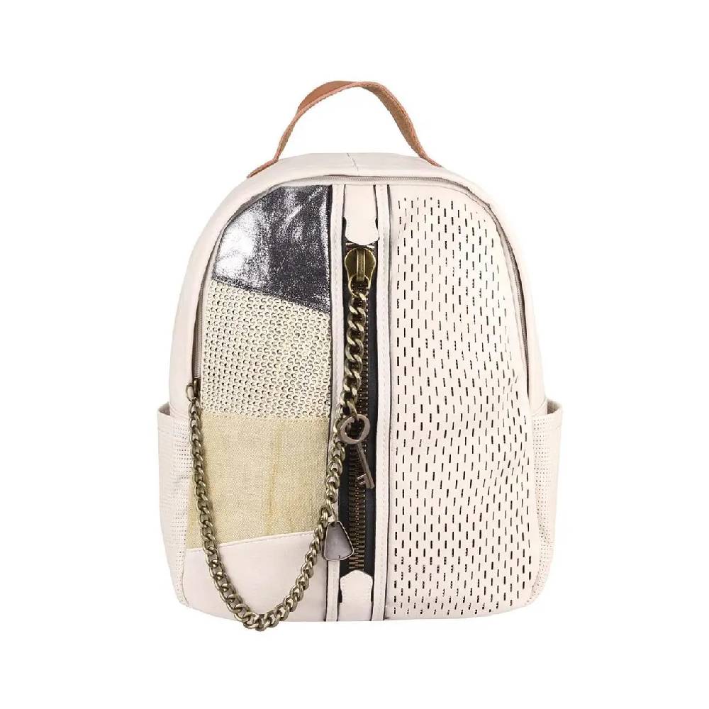 DAMEN RUCKSACK TASCHE Cityrucksack Stadtrucksack Metallic Backpack Schultertasche Handtasche Umhängetasche Shopper Ketten Daypack Lederrucksack 50% Rabatt für begrenzte Zeit