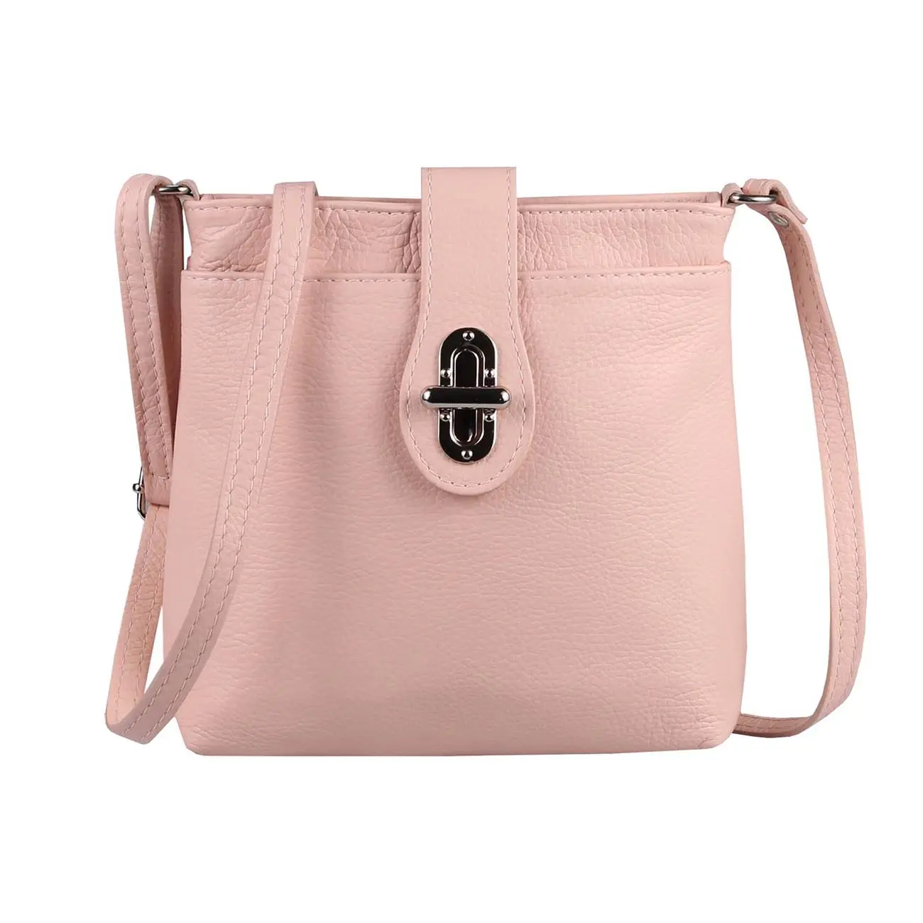 MADE IN ITALY LEDER TASCHE Schultertasche CrossOver Umhängetasche Crossbody Henkeltasche Damentasche Outlet