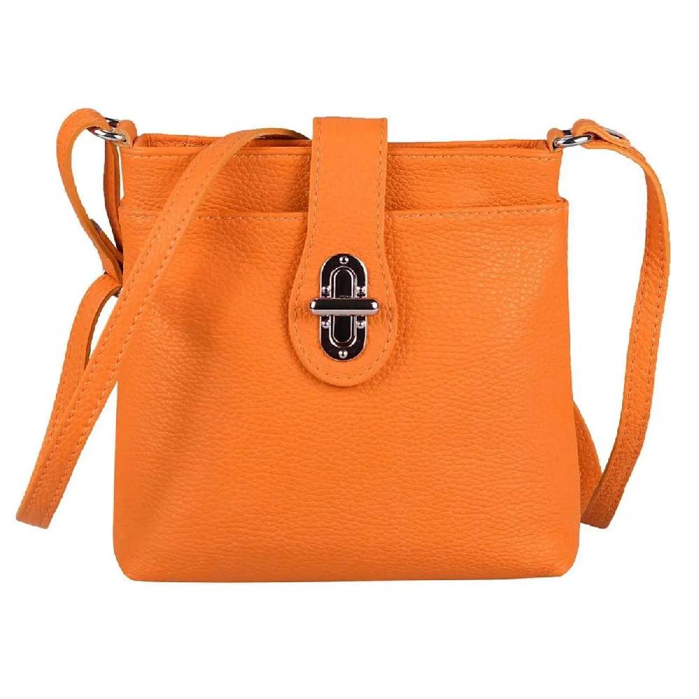 MADE IN ITALY LEDER TASCHE Schultertasche CrossOver Umhängetasche Crossbody Henkeltasche Damentasche Outlet