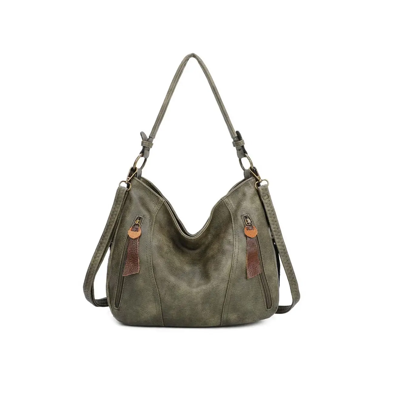 OBC Damen Tasche Shopper Hobo-Bag Schultertasche Leder Optik Umhängetasche Handtasche Crossover Reisetasche Beuteltasche Handtasche Hotsell