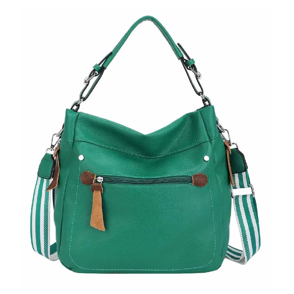 OBC DAMEN TASCHE SHOPPER Hobo-Bag Schultertasche Umhängetasche Handtasche CrossOver Reisetasche Beuteltasche Leder Optik Schlussverkauf
