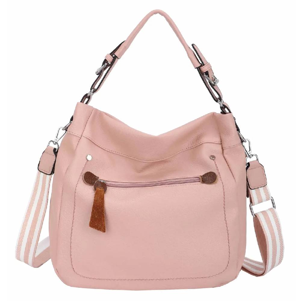 OBC DAMEN TASCHE SHOPPER Hobo-Bag Schultertasche Umhängetasche Handtasche CrossOver Reisetasche Beuteltasche Leder Optik Schlussverkauf
