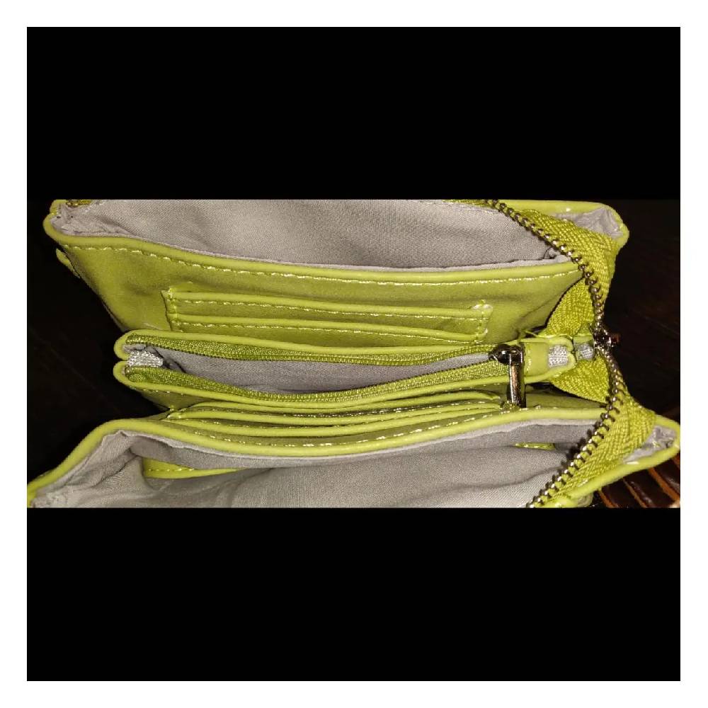 OBC DAMEN 3xFach TASCHE kleine Clutch HANDTASCHE Geflochten Schultertasche Umhängetasche Handytasche Cross-Over Handgelenktasche Kostenloser Versand