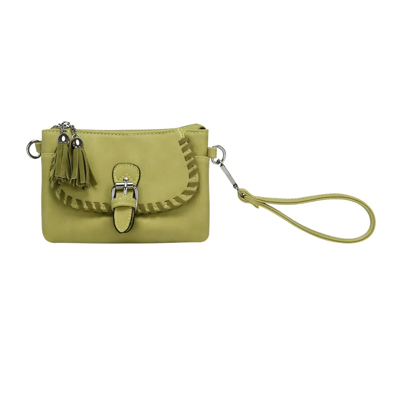 OBC DAMEN 3xFach TASCHE kleine Clutch HANDTASCHE Geflochten Schultertasche Umhängetasche Handytasche Cross-Over Handgelenktasche Kostenloser Versand