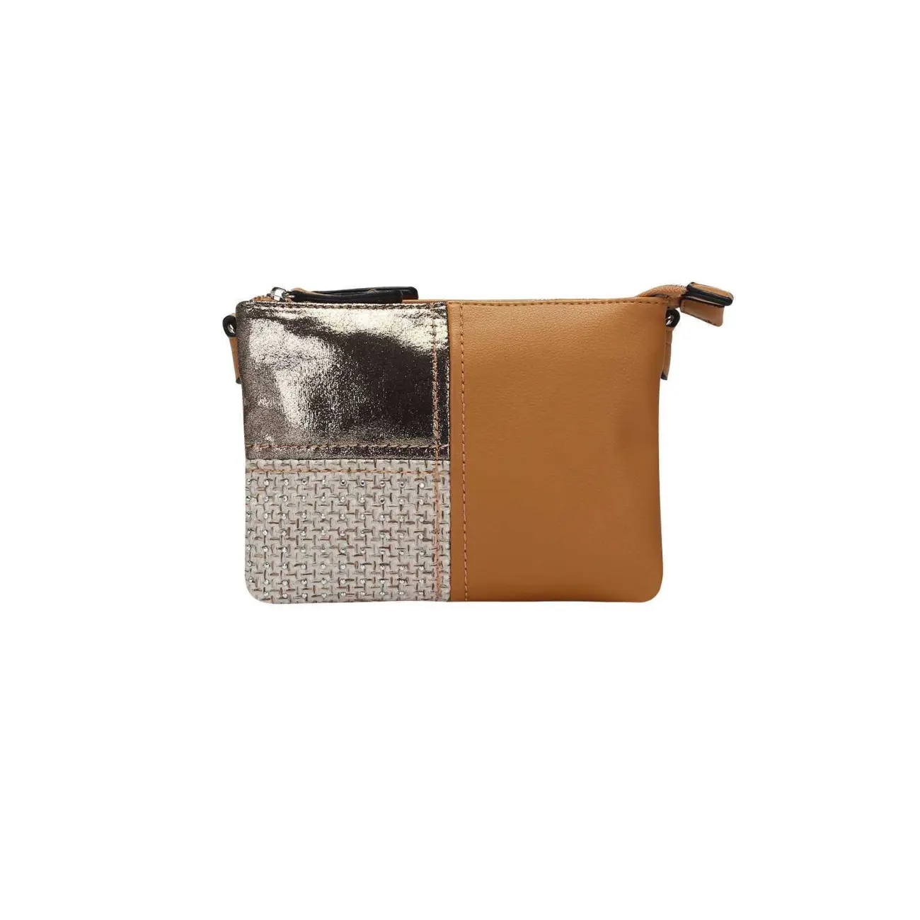 DAMEN 2xFach ABEND TASCHE CLUTCH POCHETTE Unterarmtasche Handtasche Schultertasche Umhängetasche Leder Optik Silbern Günstig kaufen