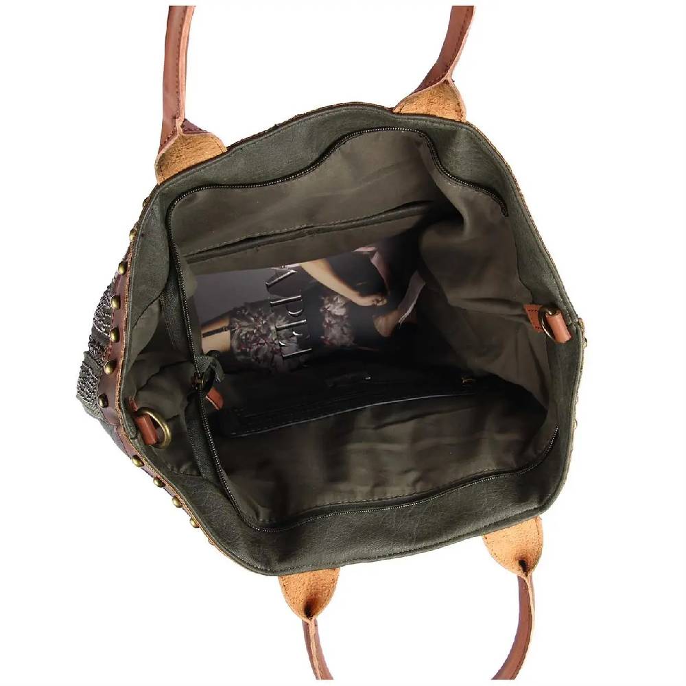 OBC ital-design XXL DAMEN TASCHE HENKELTASCHE DIN-A4 Aktentasche Schultertasche Beuteltasche Handtasche Shopper Weekender Black Friday