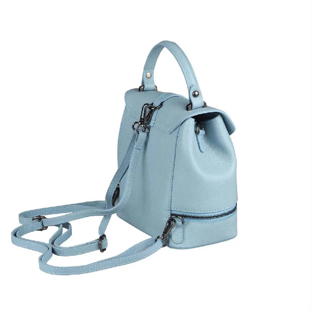 OBC MADE IN ITALY 2in1 DAMEN Echt LEDER TASCHE RUCKSACK Schultertasche Handtasche Umhängetasche Ledertasche Lederrucksack CrossOver Daypack Backpack Weihnachtsangebot