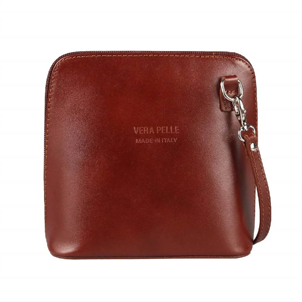 OBC Made in Italy Damen Leder Tasche Schultertasche Umhängetasche Strauß CrossbodyTheatertasche Cross-Over Abendtasche Lagerräumung