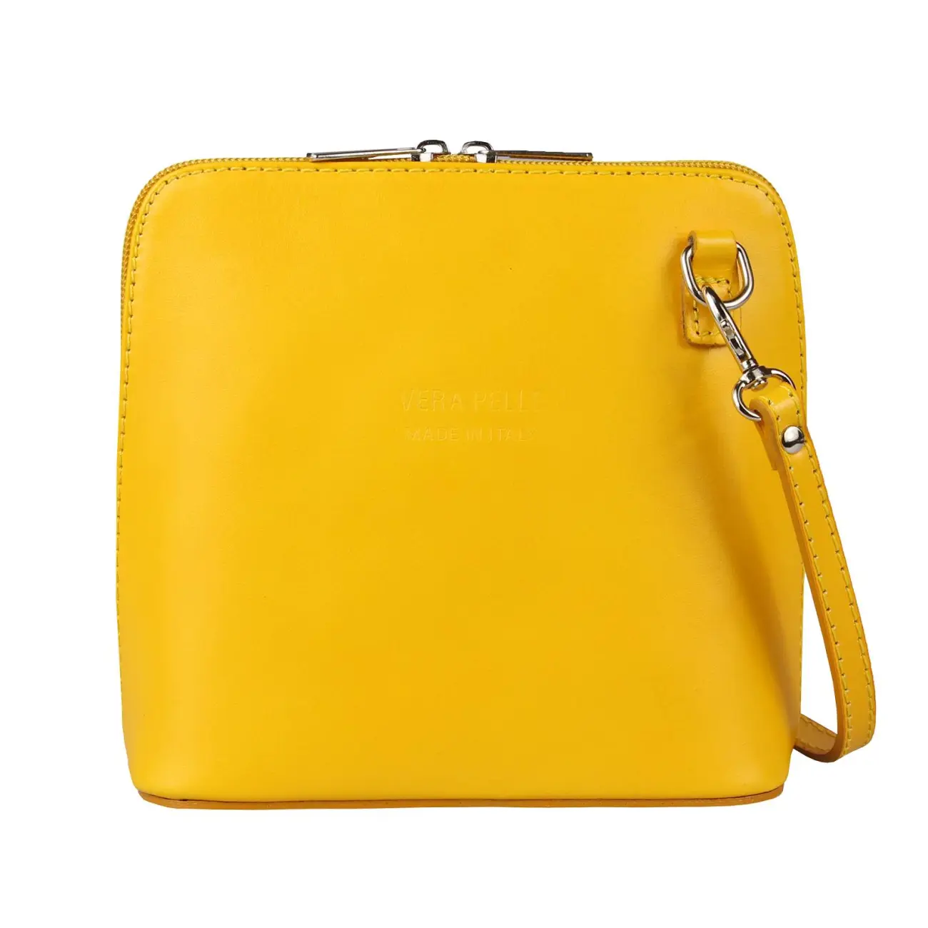 OBC Made in Italy Damen Leder Tasche Schultertasche Umhängetasche Strauß CrossbodyTheatertasche Cross-Over Abendtasche Lagerräumung