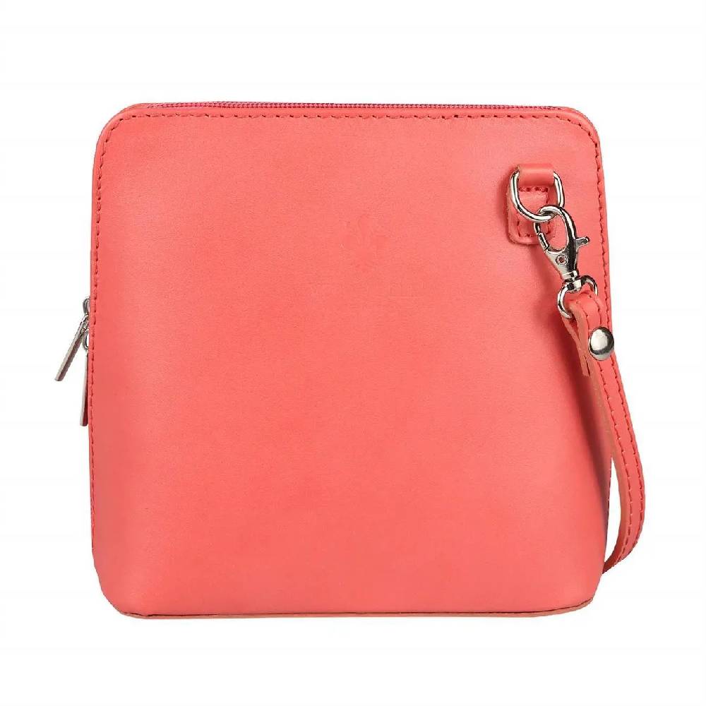 OBC Made in Italy Damen Leder Tasche Schultertasche Umhängetasche Strauß CrossbodyTheatertasche Cross-Over Abendtasche Lagerräumung