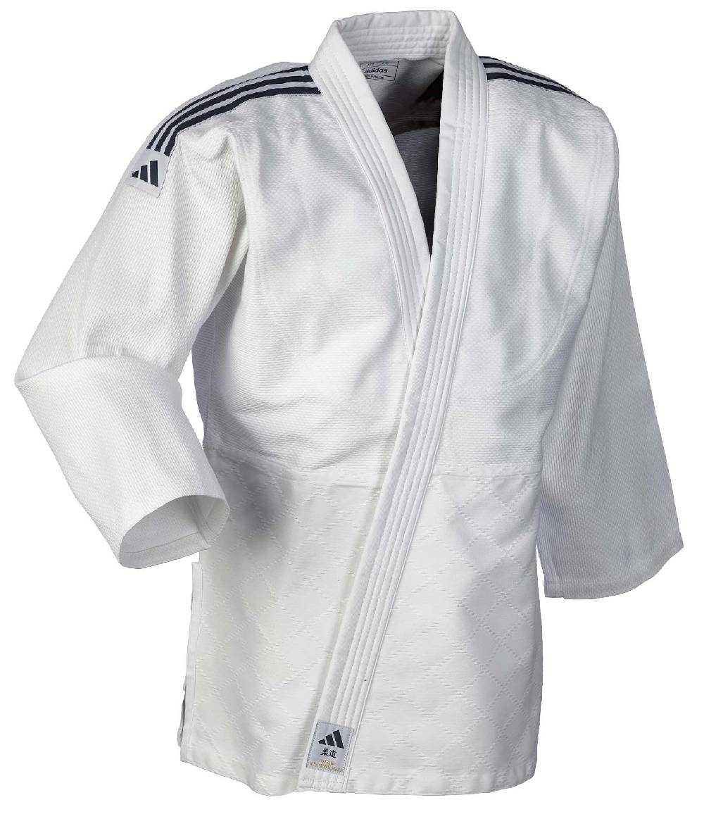 Ju Sports adidas Judo-Anzug Club weiß/schwarze Streifen, J350 Neuheiten