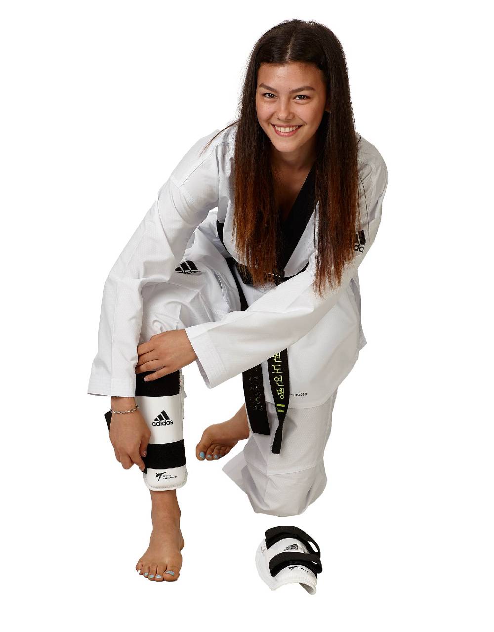 Ju Sports adidas Schienbeinschutz PU weiß ADITSP01 Fabrikpreis