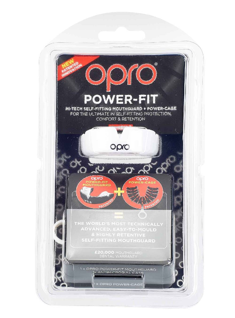 Ju Sports OPRO Zahnschutz PowerFit White/Gold VIP-Rabatte