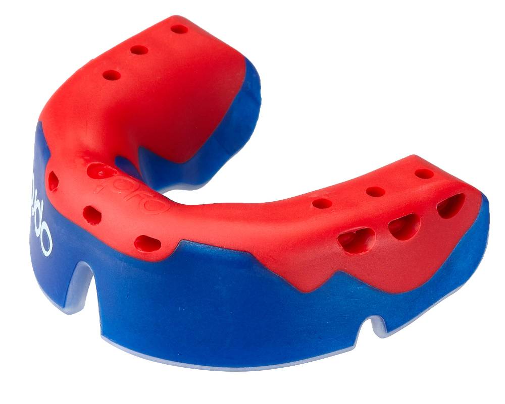 Ju Sports OPRO Zahnschutz Platinum Senior blue/pearl/red Nur noch ein Tag übrig