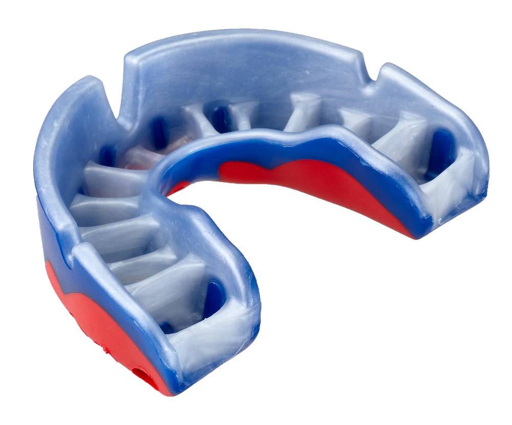 Ju Sports OPRO Zahnschutz Platinum Senior blue/pearl/red Nur noch ein Tag übrig