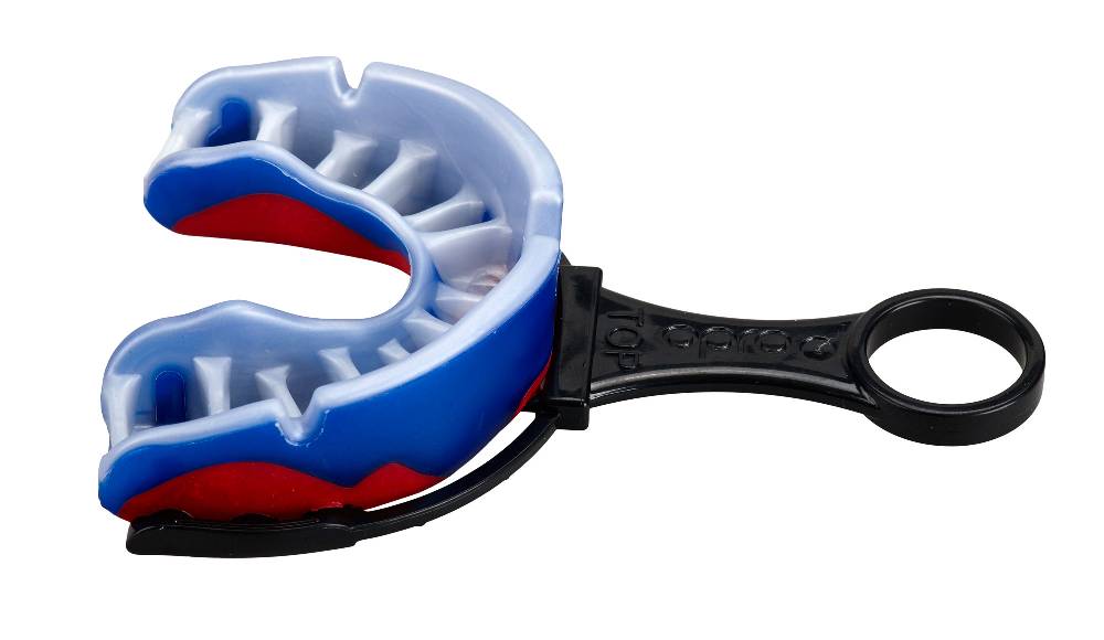 Ju Sports OPRO Zahnschutz Platinum Senior blue/pearl/red Nur noch ein Tag übrig