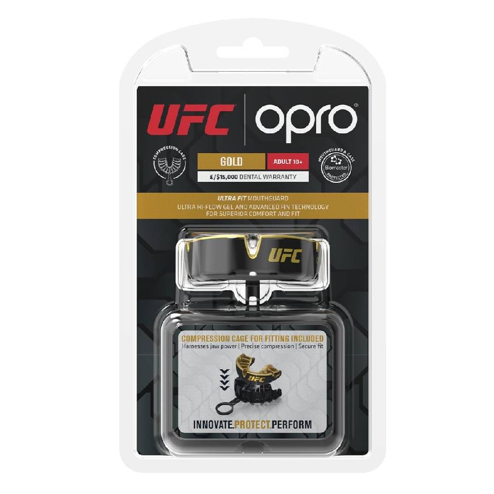 Ju Sports OPRO "UFC" Zahnschutz Gold 2022 - 2 Farben Großer Ausverkauf