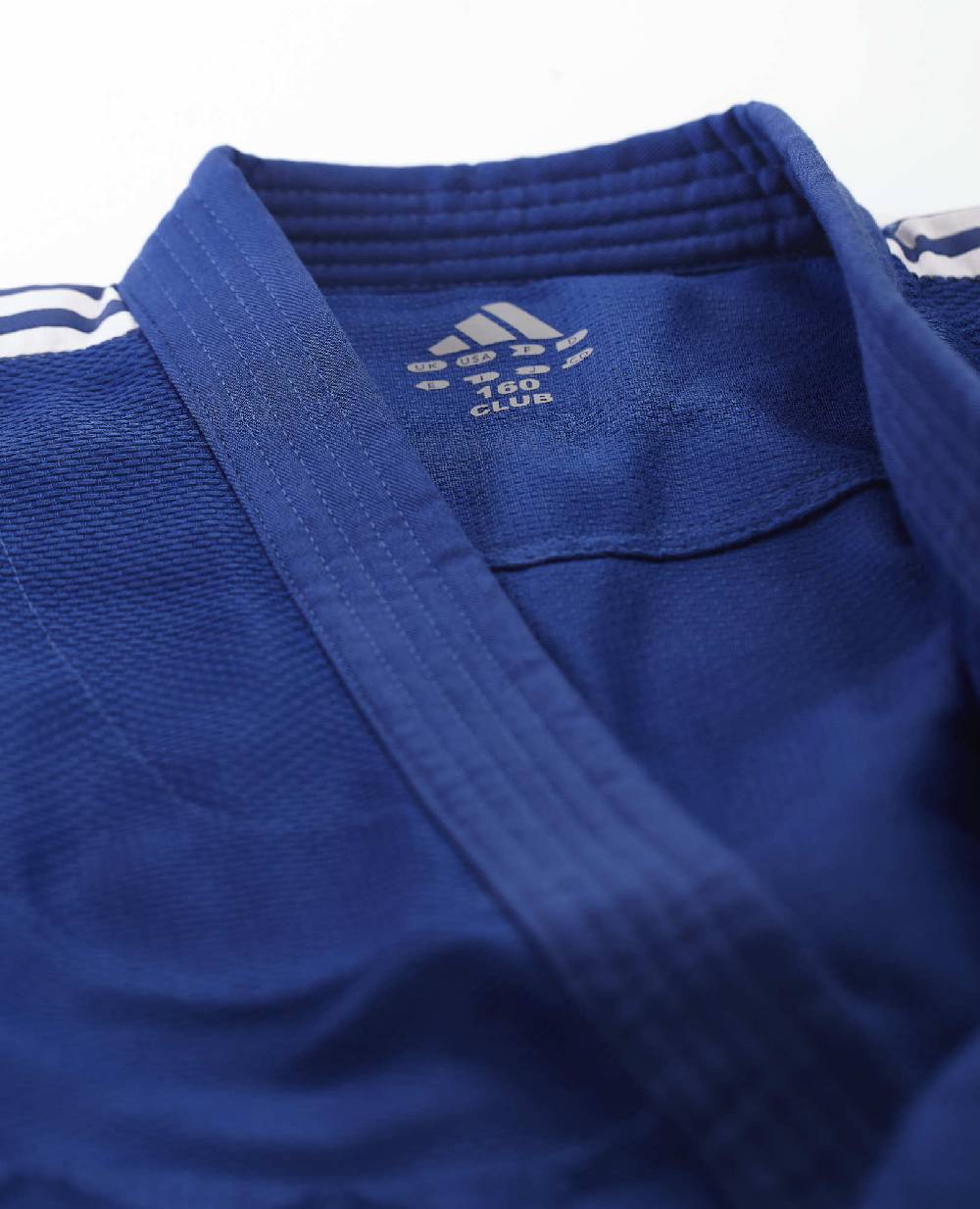 Ju Sports adidas Judo-Anzug Club blau/weiße Streifen, J350B Online Shopping