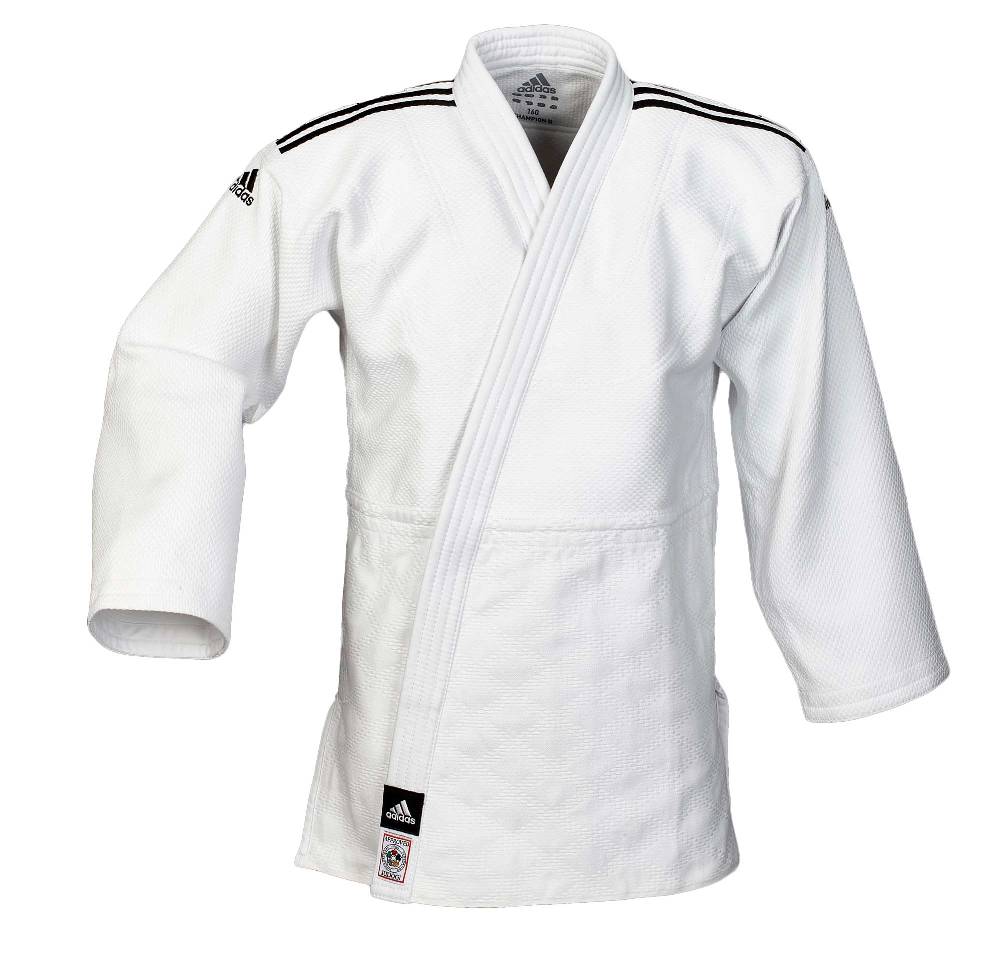 Ju Sports adidas Judoanzug CHAMPION II IJF, weiß/schwarze Streifen, JIJF Bis zu 65% Rabatt