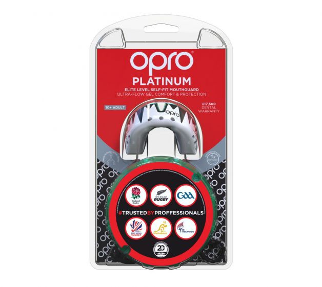 Ju Sports OPRO Zahnschutz Platinum Senior "Fangz" white Bis zu 55% Rabatt