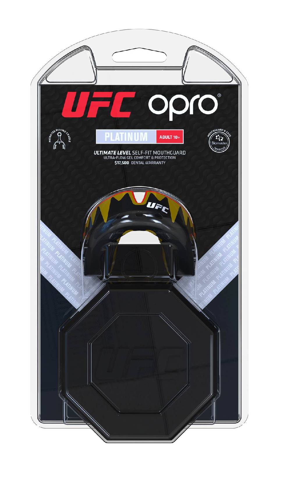 Ju Sports OPRO "UFC" Zahnschutz Platinum Senior Fangz black/gold Black Friday Preise