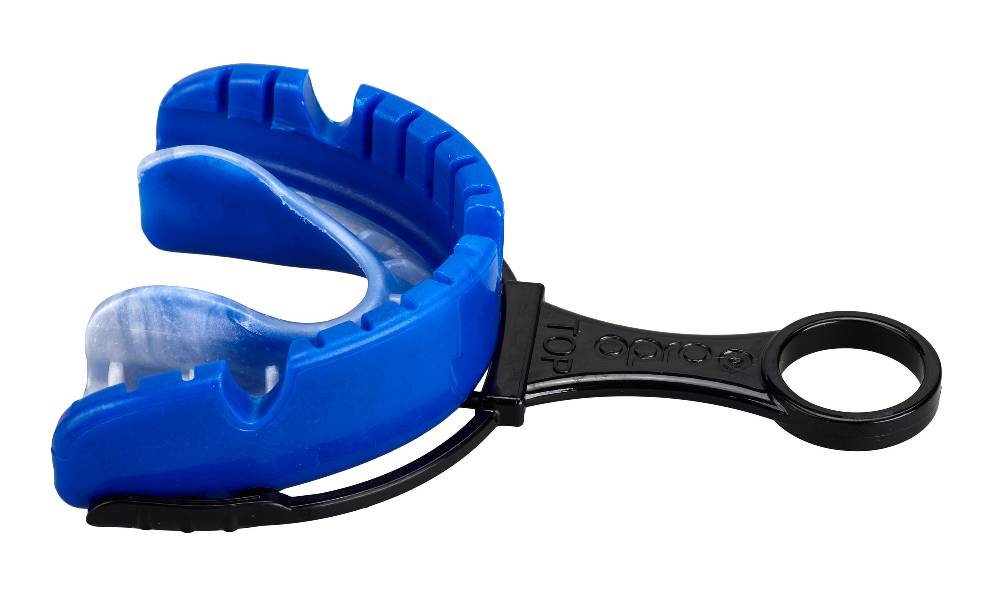 Ju Sports OPRO Zahnschutz Gold Braces Senior blue/pearl Im Verkauf