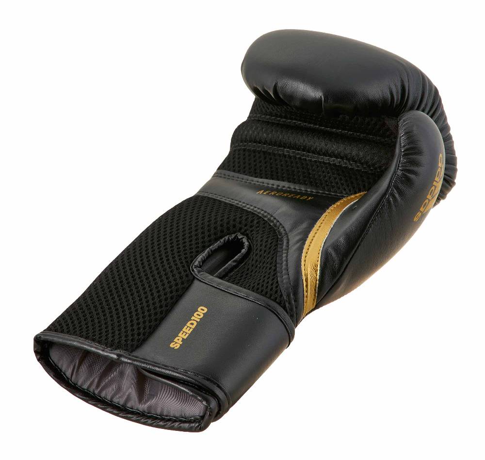 Ju Sports adidas Boxhandschuhe Speed 100, ADISBG100 black/gold Blitzverkäufe
