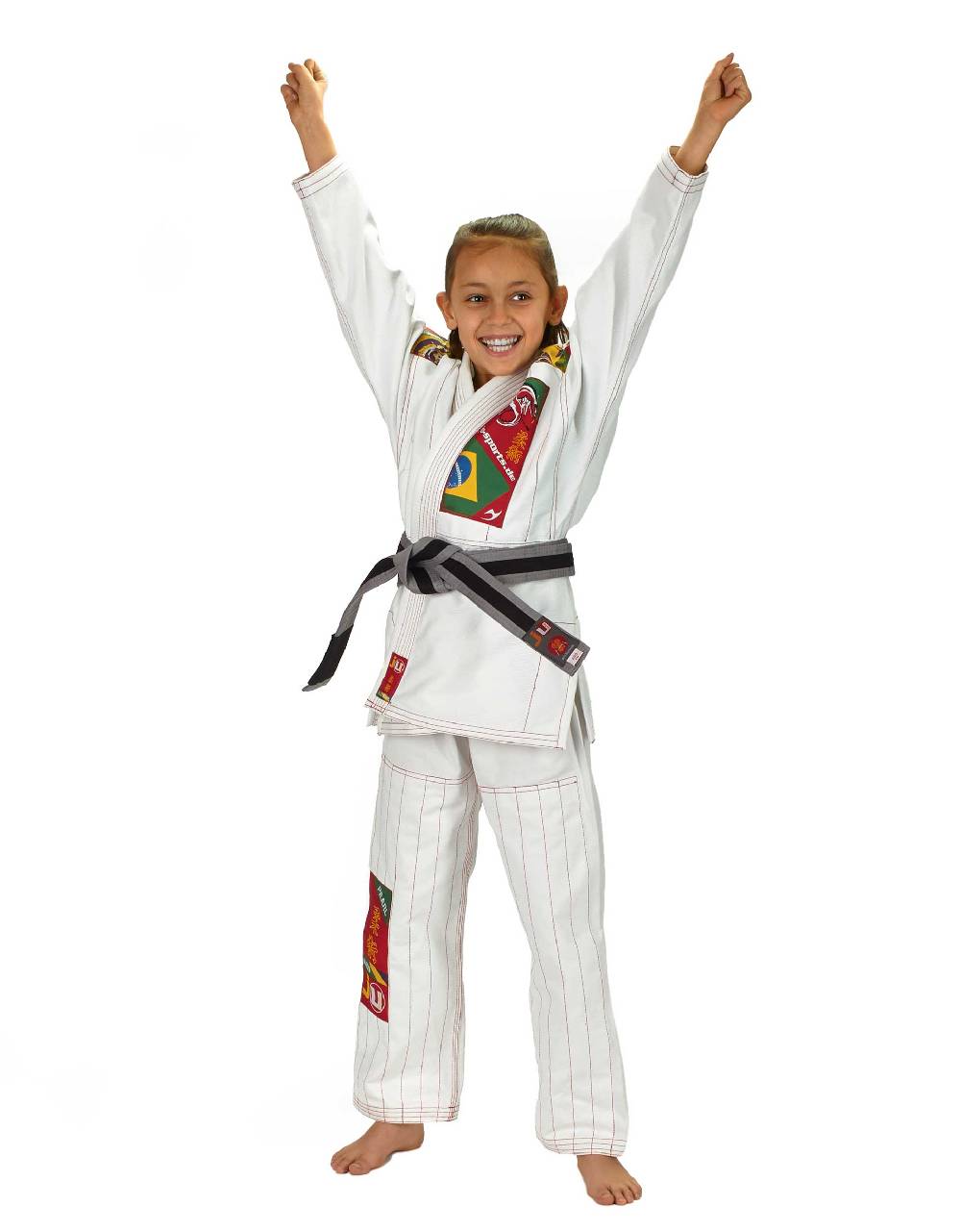 Ju Sports BJJ-Anzug Kids weiß Heißer Verkauf