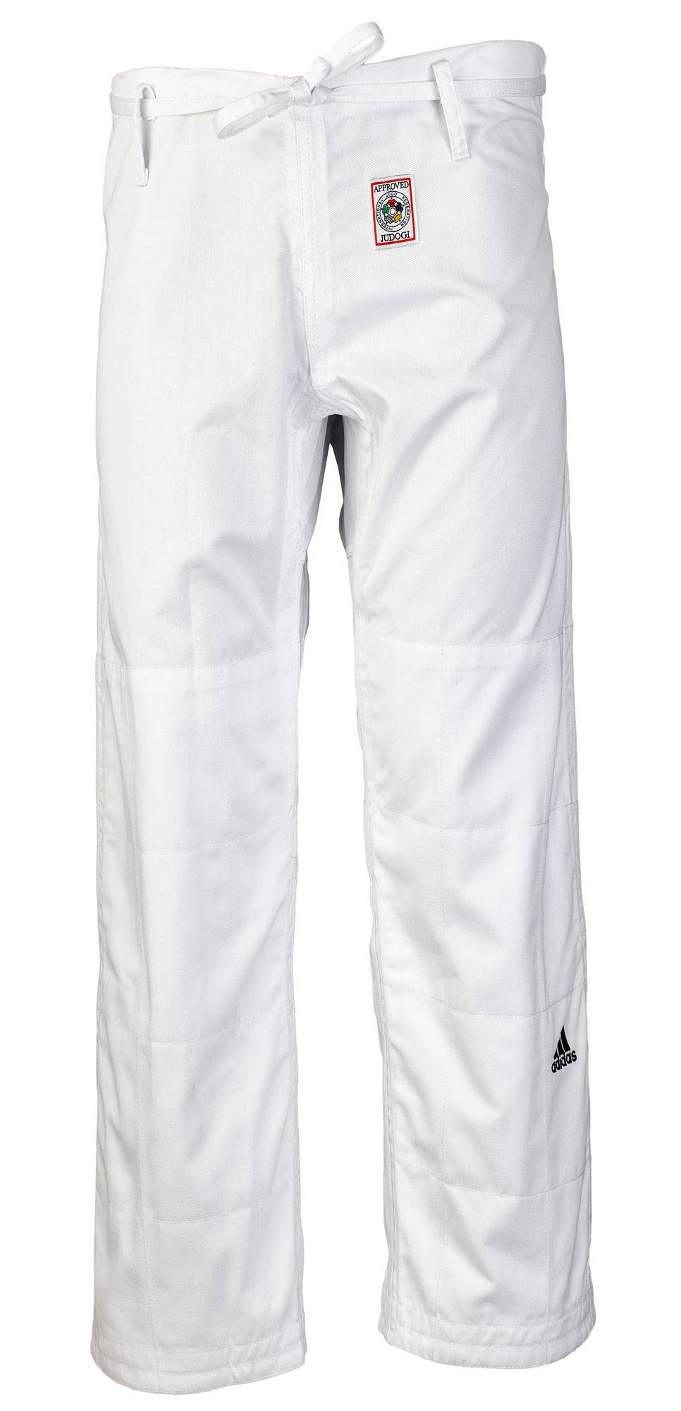 Ju Sports adidas Judoanzug CHAMPION II IJF slim cut, weiß/schwarze Streifen, JIJFS Osterangebot