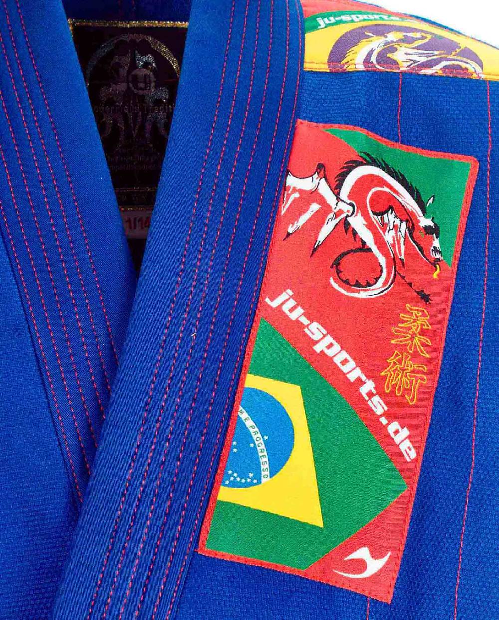 Ju Sports BJJ-Anzug Kids blau Sonderangebot der Fabrik