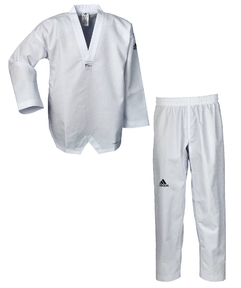 Ju Sports adidas Taekwondo-Anzug adiChamp IV, weißes Revers, ADITCH04 Super Rabatt