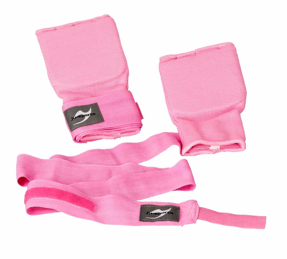 Ju Sports Innen-Boxhandschuhe mit Bandage Senior pink Kostenloser Versand