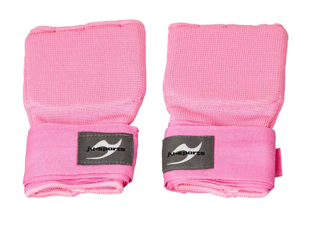 Ju Sports Innen-Boxhandschuhe mit Bandage Senior pink Kostenloser Versand