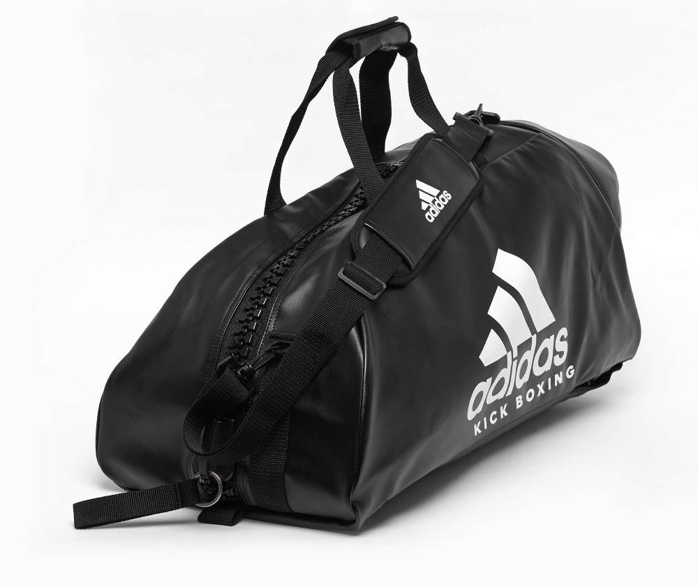Ju Sports adidas 2in1 Bag "Kickboxing" black/white PU, adiACC051KB Großer Ausverkauf