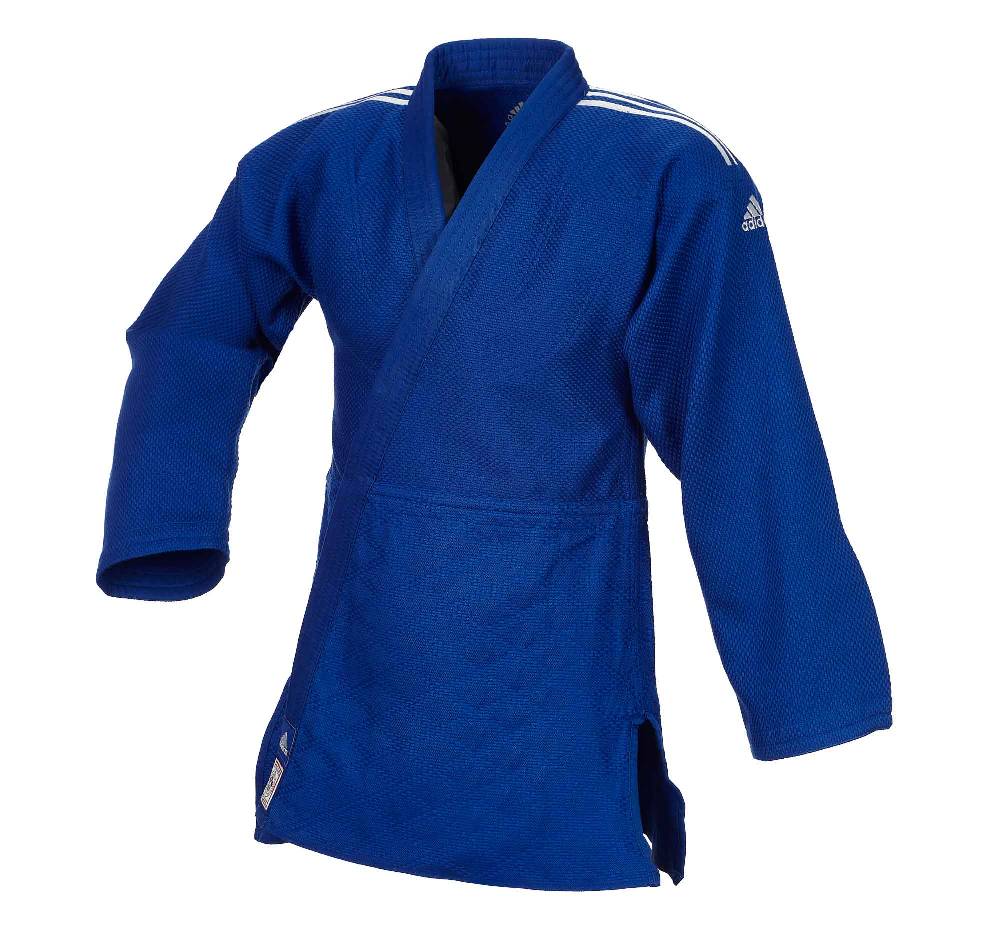 Ju Sports adidas Judoanzug CHAMPION II IJF slim cut, blau/weiße Streifen, JIJFBS Wochenangebot