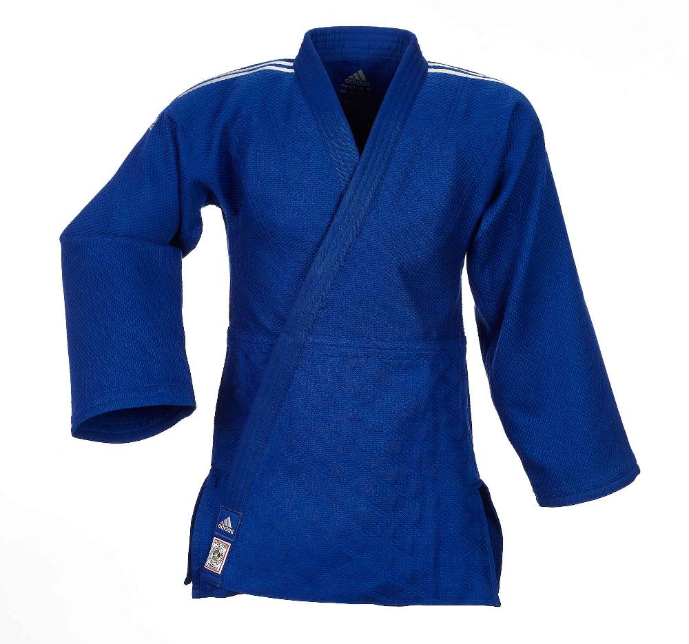 Ju Sports adidas Judoanzug CHAMPION II IJF slim cut, blau/weiße Streifen, JIJFBS Wochenangebot