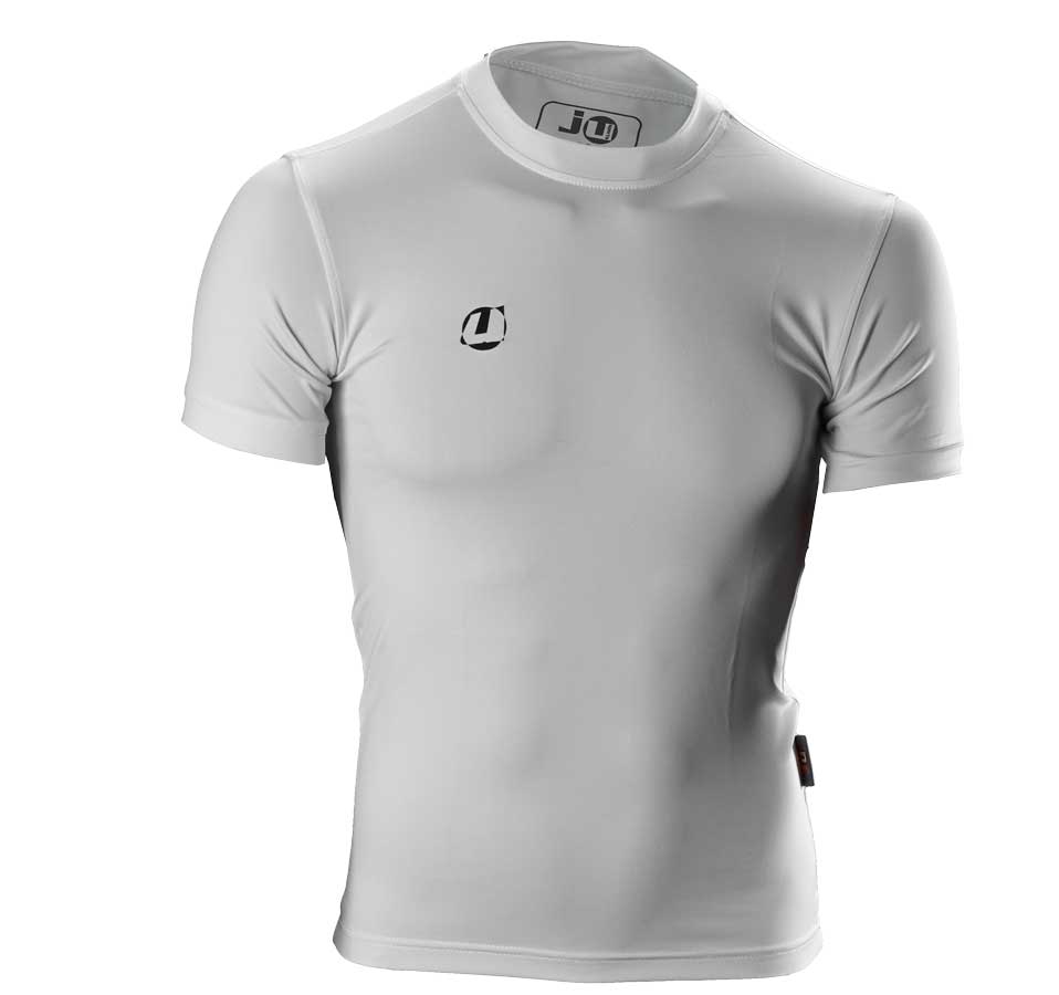 Ju Sports Compression Shirt kurzarm weiß Letzte 2 Tage