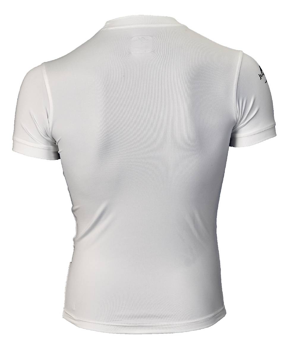 Ju Sports Compression Shirt kurzarm weiß Letzte 2 Tage
