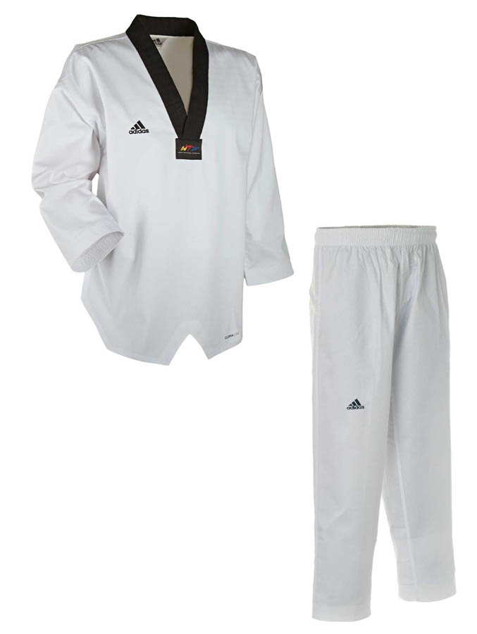 Ju Sports adichamp III,schwarzes Revers Taekwondoanzug, ADITCH03