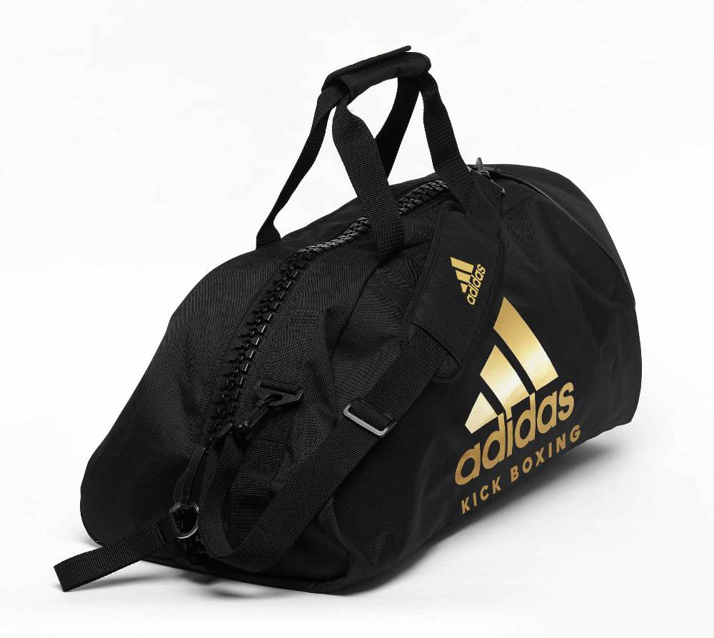 Ju Sports adidas 2in1 Bag Kickboxing black/gold Nylon, adiACC052KB Schlussverkauf