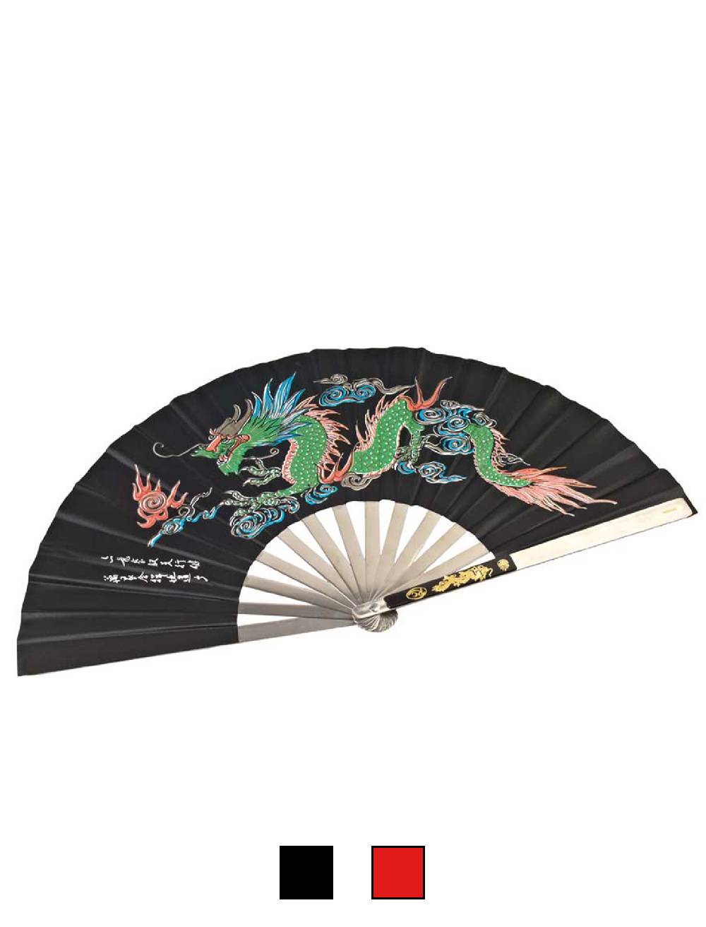 Ju Sports Stahlfächer Drache schwarz Cyber Monday