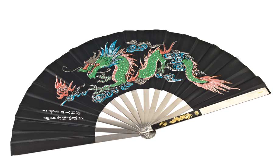 Ju Sports Stahlfächer Drache schwarz Cyber Monday