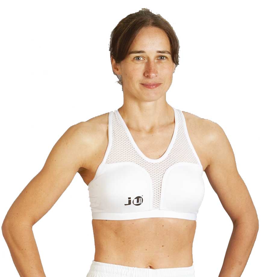 Ju Sports Brustschutz für Damen Cool Guard komplett weiß