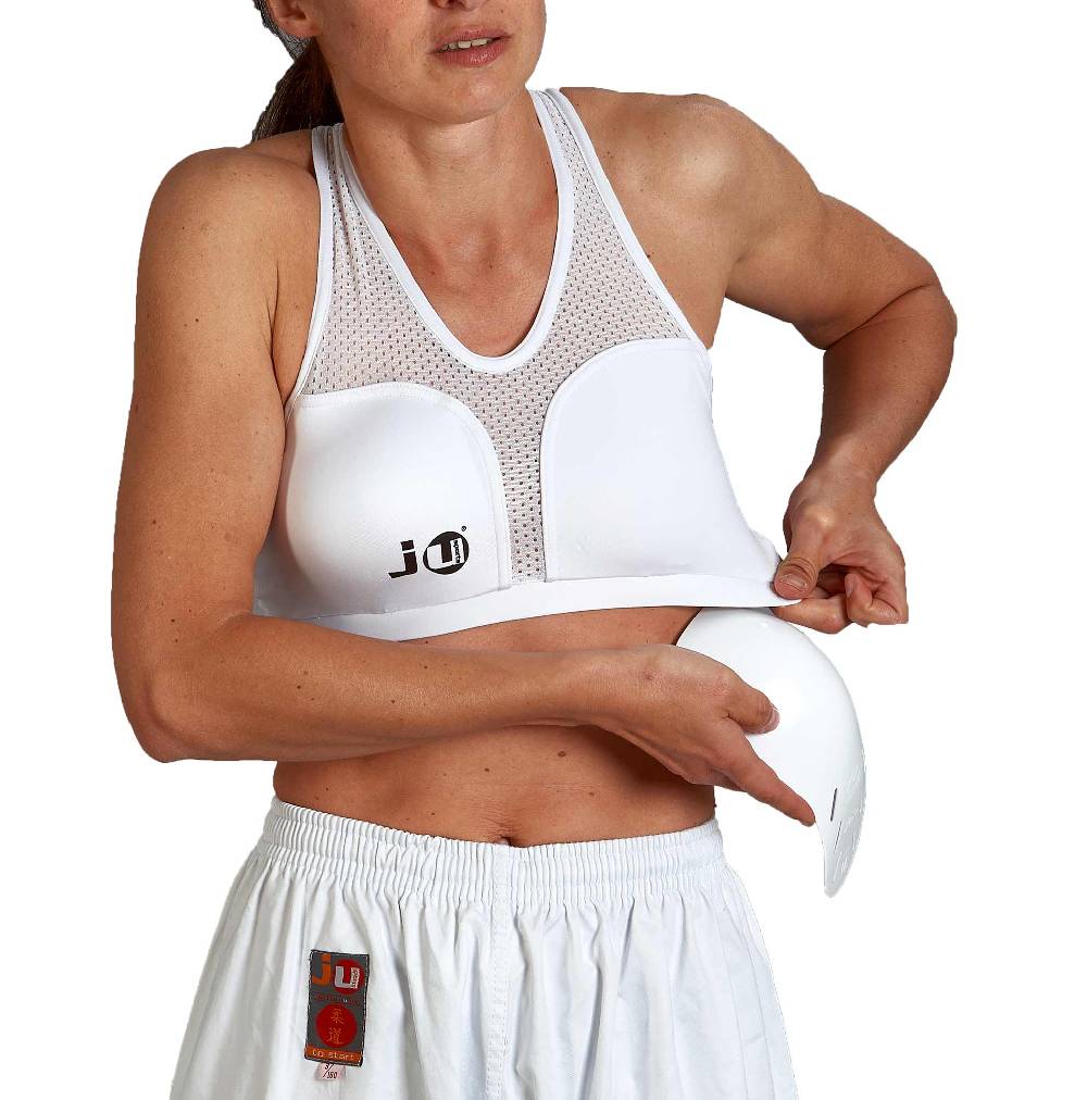 Ju Sports Brustschutz für Damen Cool Guard komplett weiß Bestseller