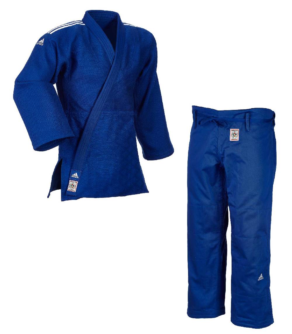 Ju Sports adidas Judoanzug CHAMPION II IJF, blau/weiße Streifen, JIJFB Bis zu 65% Rabatt