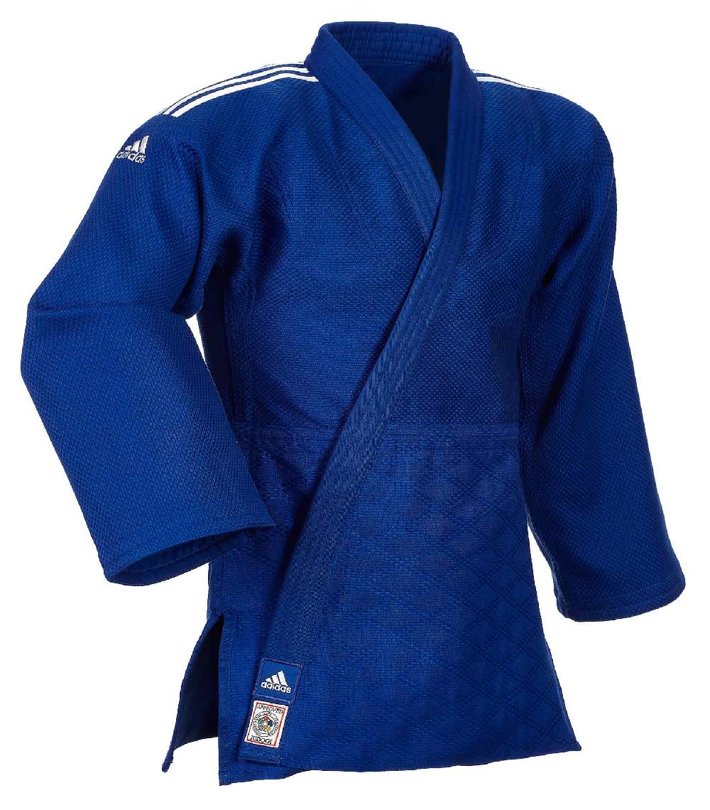 Ju Sports adidas Judoanzug CHAMPION II IJF, blau/weiße Streifen, JIJFB Bis zu 65% Rabatt